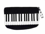 Víceúčelové černé pouzdro pro klavíristy s podšívkou - 24x14x3,5 cm