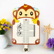 Pomůcka pro procvičení not v houslovém a basovém klíči pro děti