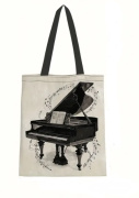 Hudební taška s potiskem klavír