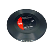 Podtácek pod sklenice ve tvaru retro desky - červená barva