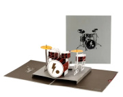 Přání k narozeninám 3D - bicí souprava