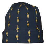 Tmavě modrá čepice s potiskem trumpet