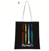 Taška pro klarinetisty v černé barvě