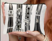 Klarinetová kosmetická taška s potiskem