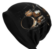 Pánská čepice s motivem bicí soupravy