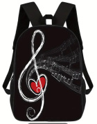 Batoh s hudebním motivem houslový klíč