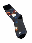 Ponožky v černo-šedé barvě - bicí souprava