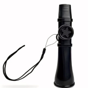 Kazoo ve tvaru flétny - černá barva