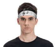 Sportovní čelenka s hudebním motivem