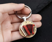 Klíčenka s potiskem akordeonu