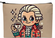 Kozmetická taška s potlačou Mozart