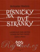 Písničky na dvě stránky - Bohuslav Martinů