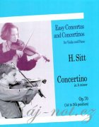 Concertino In A Minor For Violin And Piano Op.70