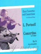 Concertino in A Minor For Violin And Piano Op.14 od Leo Portnoff