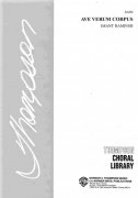 AVE VERUM CORPUS /  SATB*