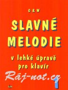 Slavné melodie 1 v jednoduché úpravě pro klavír + CD