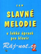 Slávne melódie 2 v ľahkej úprave pre klavír + CD