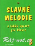 Slavné melodie 3 v lehké úpravě pro klavír + CD