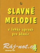 Slávne melódie 4 v ľahkej úprave pre klavír + CD