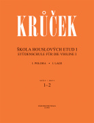 Škola houslových etud I. (sešit 1, 2) - Václav Krůček