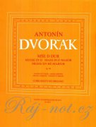 Omša D dur op. 86 (organová verzia) SATB - Antonín Dvořák