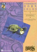 Canadian Brass Book Of Intermediate Horn Solos lesní roh (f horn) a klavír