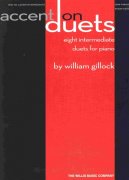 ACCENT ON DUETS by William Gillock / 1 klavír 4 ruce