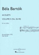 44 DUOS 2 (No.26-44) by Béla Bartók - dvoje housle